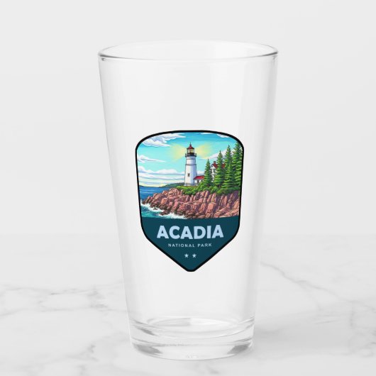 Verre Bouclier du Parc national d'Acadia (Devant)