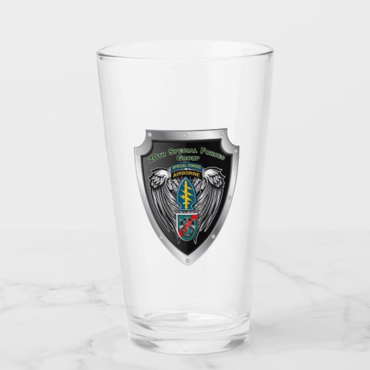 Verre Bouclier personnalisé du 20e Groupe des forces spé (Devant)