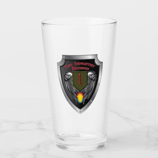 Verre Bouclier spécial de la 1ère Division d'infanterie  (Devant)