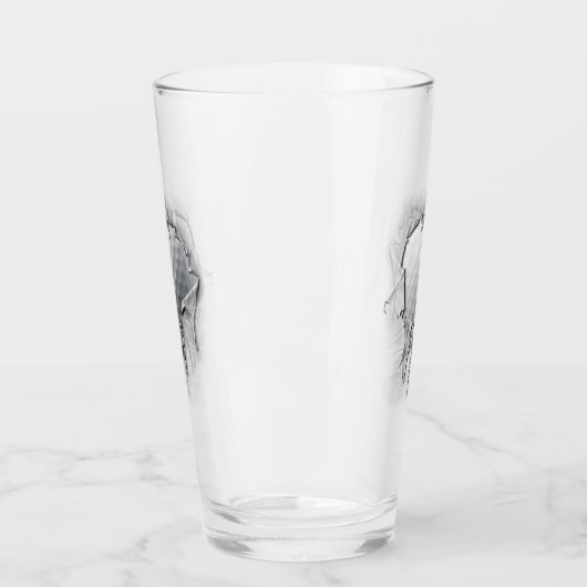 Verre Boule de golf déchirée (Gauche)