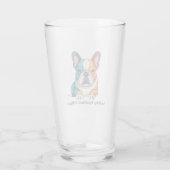 Verre Bouledogue Français  (Dos)