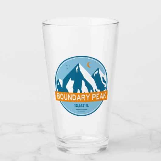 Verre Boundary Peak Nevada Stars Moon (Devant)