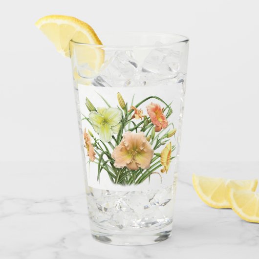 Verre Bouquet de jour Floral (Devant glace)