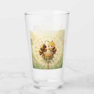 Verre Bourdon doré en danse fleurie.5