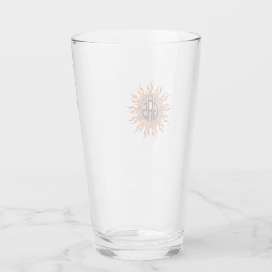 Verre Bouteille du logo GAS (Dos)