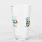Verre Bouteille souvenir de dessin (Gauche)