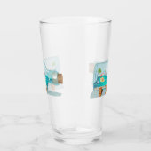 Verre Bouteille souvenir de dessin (Droite)