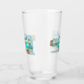 Verre Bouteille souvenir de dessin (Droite)