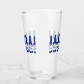 Verre Bouteilles de bière bleues (Droite)