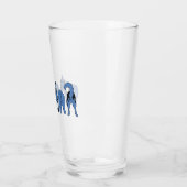 Verre Boutons de chien bleu (Gauche)