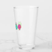 Verre Boutons de hamster colorés (Gauche)