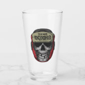 Verre Boxer Fight Club Skeleton Boxer Gym (Devant)