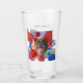 Verre Boxer Puppy Chien BOOM TEMPS À BOXERVILLE (Dos)