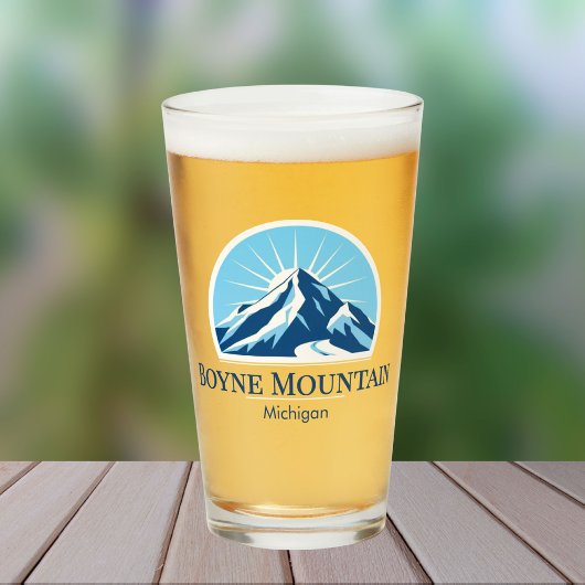 Verre Boyne Mountain Michigan ski vacation beer