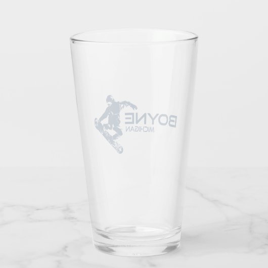 Verre Boyne Mountain Resort Michigan Snowboardeur (Dos)