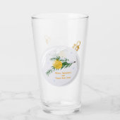 Verre Branche de Noël décorée en bauble (Dos)
