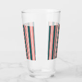 Verre Branché Moderne Boho Chic Retro Stripes (Gauche)