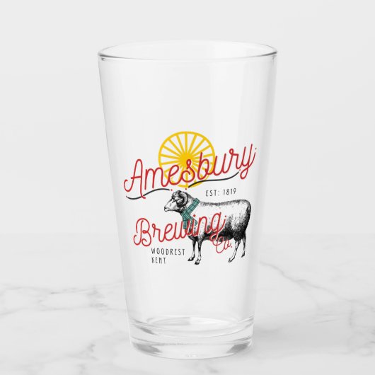 Verre Brasserie Amesbury Pint (Devant)