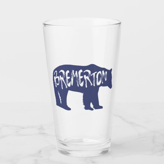 Verre Bremerton Washington Bear (Devant)