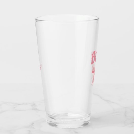 Verre BRIDE avec nom personnalisé (Droite)