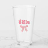 Verre BRIDE avec nom personnalisé (Devant)