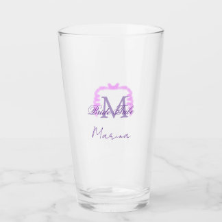 Verre Bride tribe monogram purple ruffle pink border spa