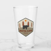 Verre Bristol Cliffs Ours sauvage (Devant)