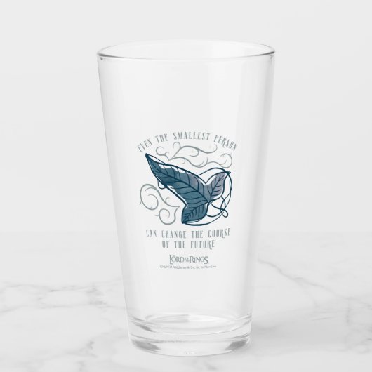 Verre Broche elfique de la Communauté Citation Graphique (Devant)