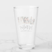 Verre Brochure moderne Script Best Papa Ever 3 Photo (Dos)