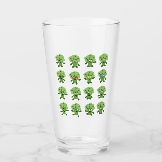 Verre brocoli (Devant)