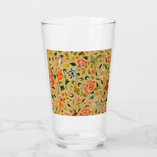 Verre Broderie animale vintage en crewel : Tapisserie an