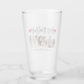 Verre Brosse moderne Coeurs de script 3 photo Meilleur p (Dos)