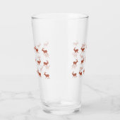 Verre Brown Deer Walking Festive Motif (Droite)