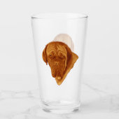 Verre Brown Dogue De Bordeaux (Devant)