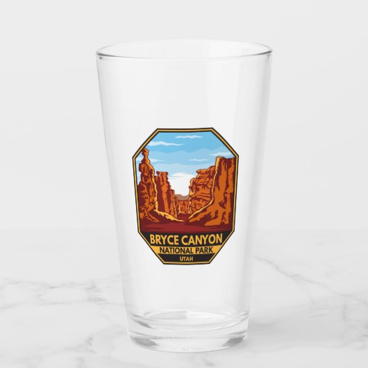 Verre Bryce Canyon National Park Utah Emblem (Devant)