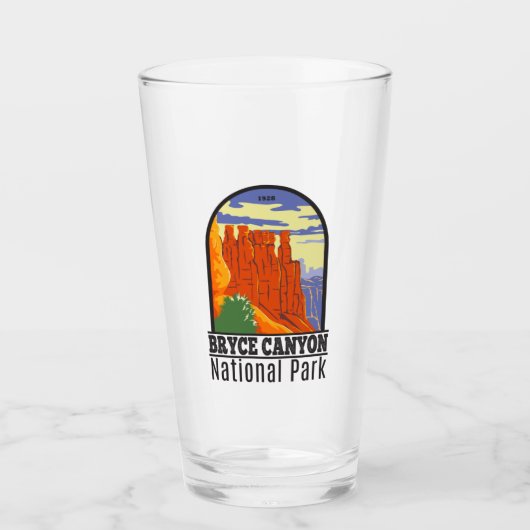 Verre Bryce Canyon National Park Utah Vintage (Devant)