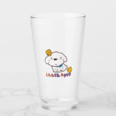 Verre bubu et guagua (apso de Lhasa et petit poulet) (Devant)