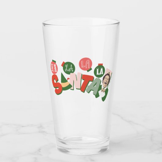 Verre Buddy l'Elfe | Fa La La La Père Noël (Devant)