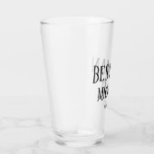 Verre BUDGET Bestman Groomsman DONS Classique Noir (Droite)