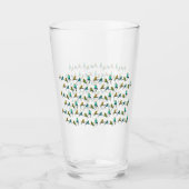 Verre Budgie Frenzy Glass (Devant)