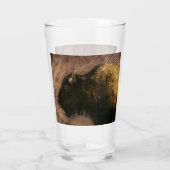 Verre Buffalo de bison de bois (Dos)