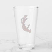 Verre Buffalo Plaid Deer Antlers scrapbook Motif (Dos)