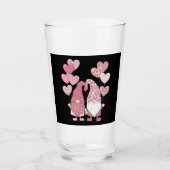 Verre Buffalo rose Plaid Heart Gnomes Saint-Valentin (Devant)