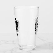 Verre Buffle noir silhouette (Gauche)