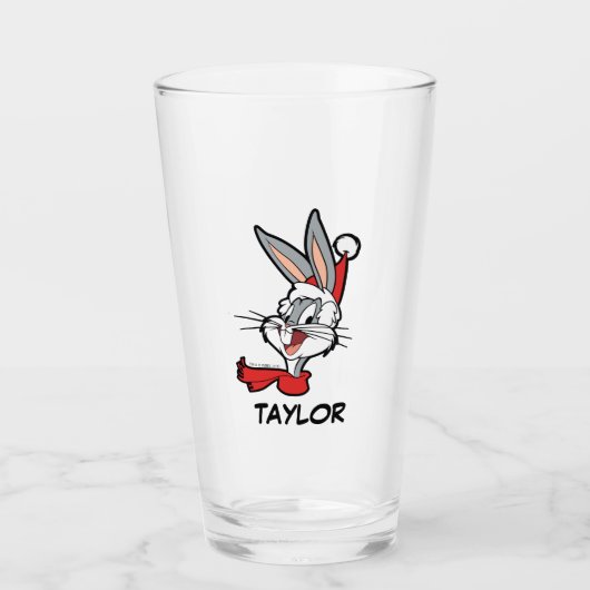 Verre BUGS BUNNY™ "Sleigh Whaat ?" (Devant)