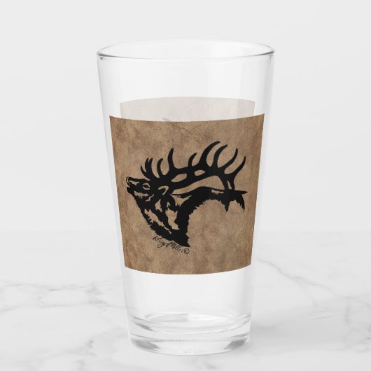 Verre Bull Elk (Dos)