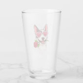 Verre Bull terrier heureux (Dos)