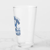 Verre BUM BUM REQUIN par Jeff Willis Art (Gauche)