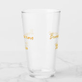 Verre Buongiorno Italie. Texte drôle de gradient (Gauche)