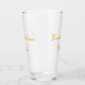 Verre Buongiorno Italie. Texte drôle de gradient (Droite)